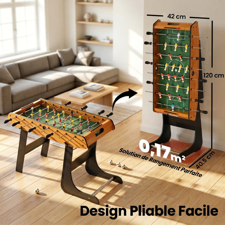 Baby Foot L'Ingénieux : Pliable et Compact